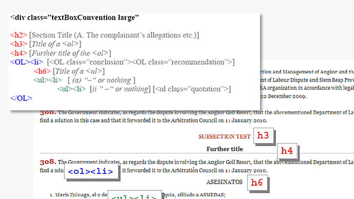 HTML/CSS programming: layout rules